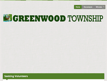 Tablet Screenshot of greenwoodtwp.com